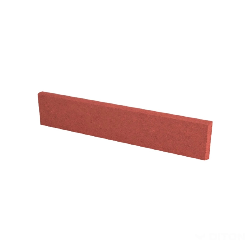 DITON Záhonový obrubník červený 100 x 5 x 20 cm