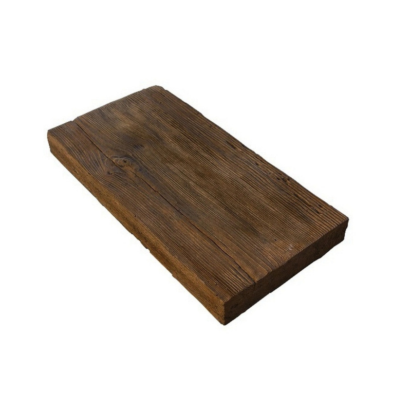 DITON Betonové terasové prkno v imitaci dřeva S2 smrk tmavý, 22,5 x 45 x 5 cm