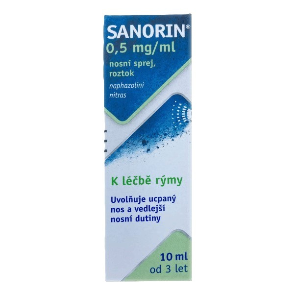 SANORIN  0.5mg/ml nosní sprej 10 ml