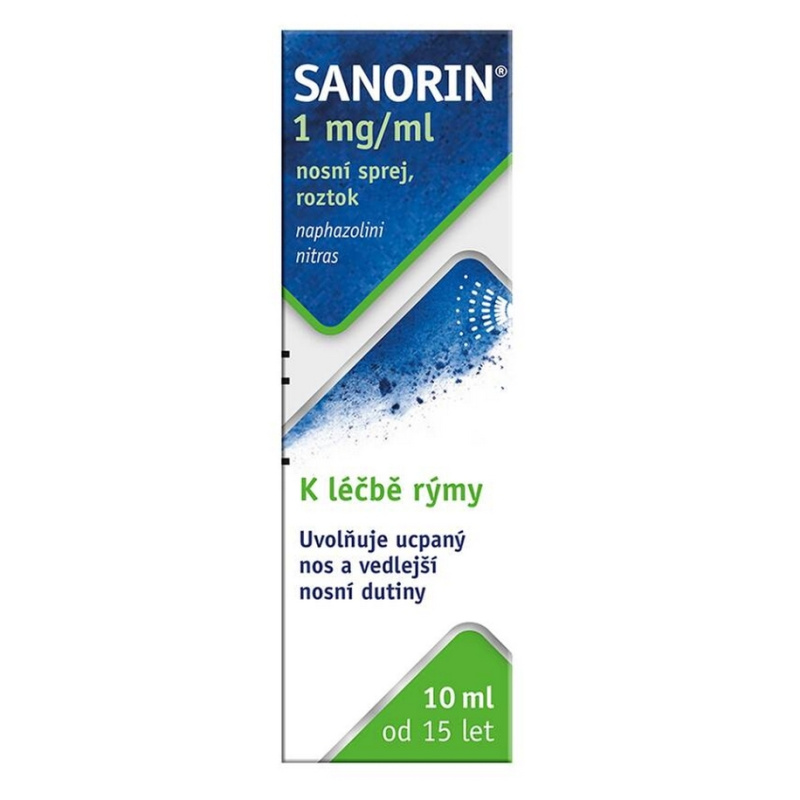 SANORIN 1MG/ML Nosní sprej, roztok 1X10ML