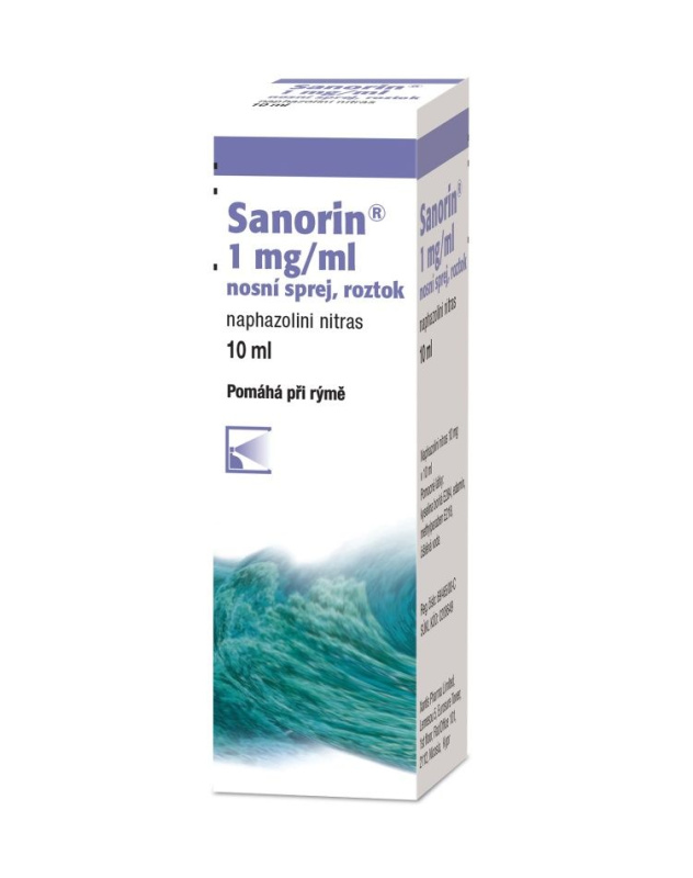 SANORIN 1MG/ML Nosní sprej, roztok 1X10ML