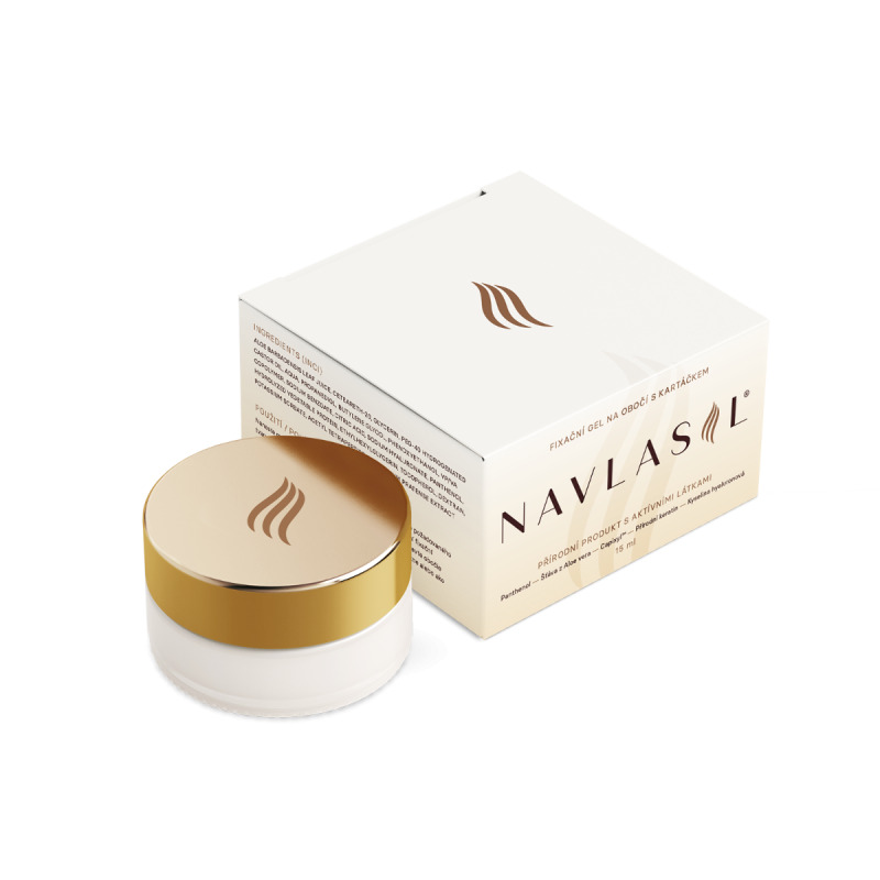 NAVLASIL Fixační gel na obočí s kartáčkem 15 ml
