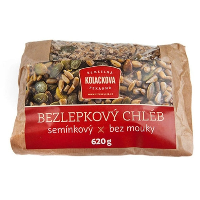 Koláčkova pekárna BIO Bezlepkový semínkový chléb
