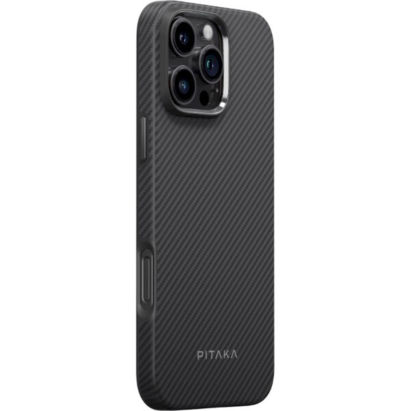 Kryt pro iPhone 16 Pro Pitaka Military-Grade Protective Case - černý