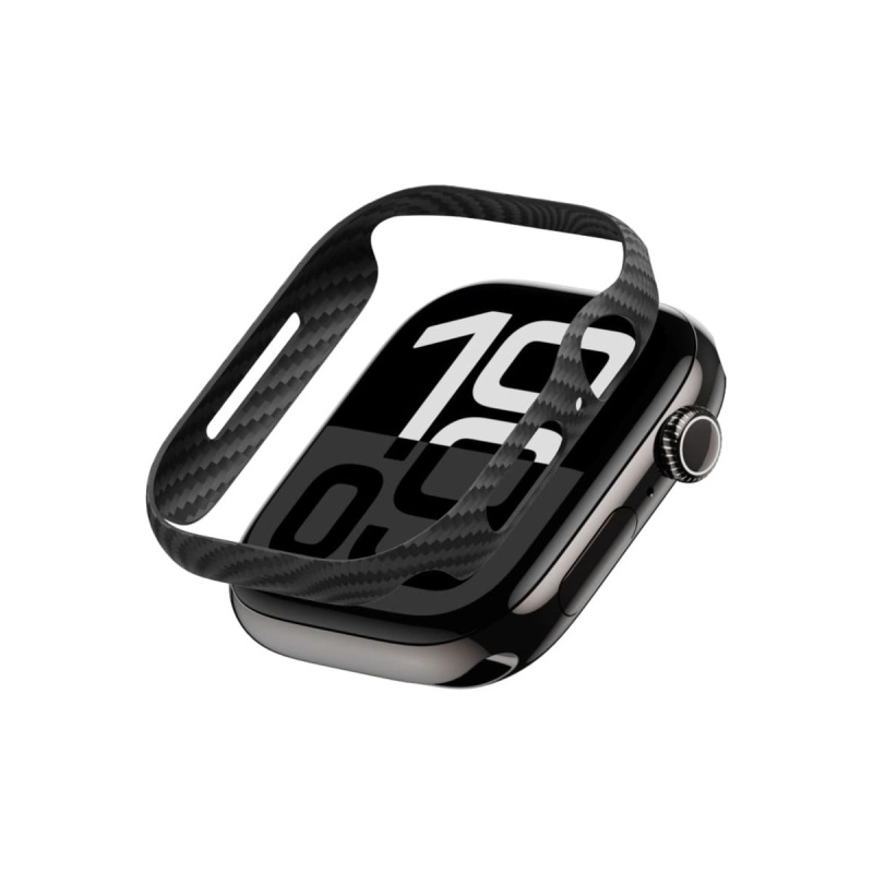 Pitaka Air case ochranný kryt Apple Watch Series 10 (46 mm) černý/šedý
