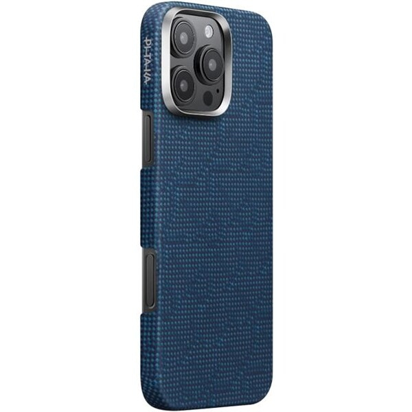 Pitaka Tactile Woven Case kryt iPhone 16 Pro PTK Dark Blue