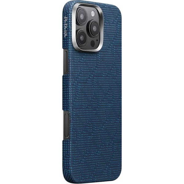 Pitaka Tactile Woven Case kryt iPhone 16 Pro Max PTK Dark Blue