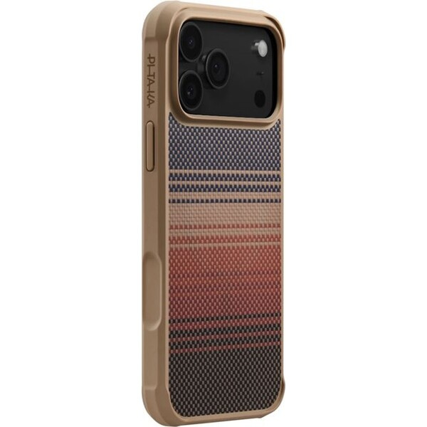 Pitaka Aramid ProGuard Case MagSafe kryt iPhone 17 Pro Sunset