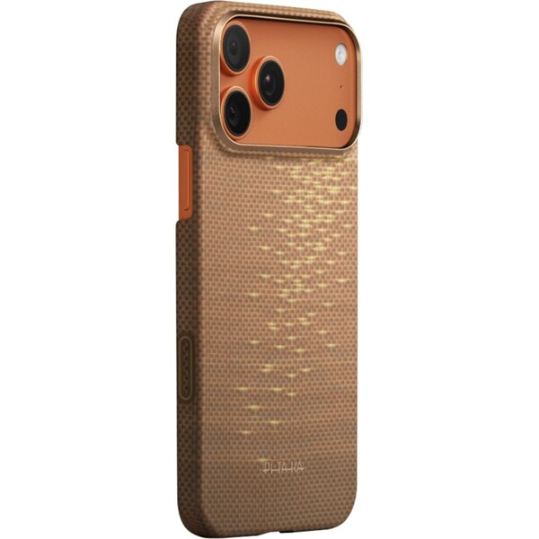 Pitaka Ultra-Slim Case MagSafe kryt iPhone 17 Pro Max Golden Glint