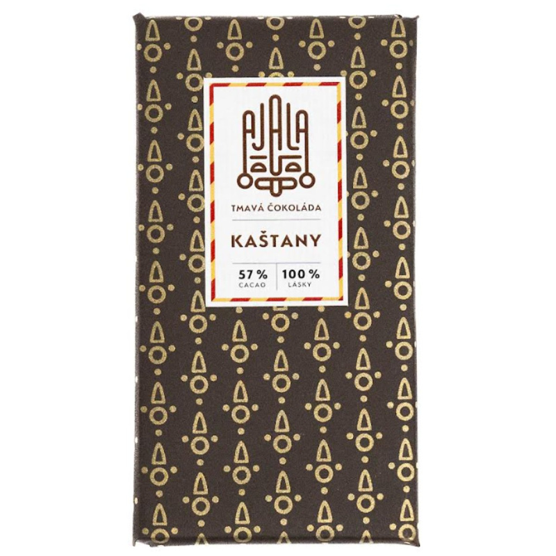 Ajala Chocolate BIO Tmavá čokoláda Kaštany