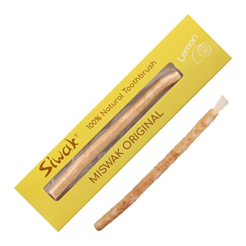 SIWAK Přírodní zubní kartáček s příchutí citron