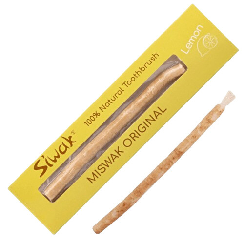 SIWAK Přírodní zubní kartáček s příchutí citron