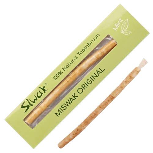 SIWAK Přírodní zubní kartáček  s příchutí máta