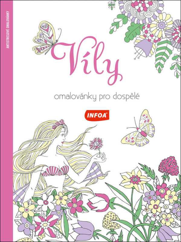Víly Omalovánky pro dospělé