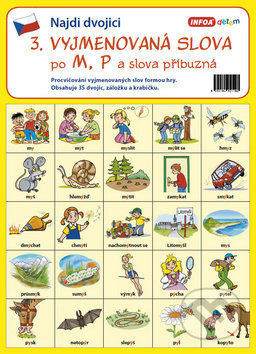 Najdi dvojici - ČJ-3. Vyjmenovaná slova po M, P