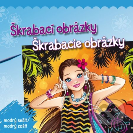 Škrabací obrázky / Škrabacie obrázky - modrý sešit/modrý zošit