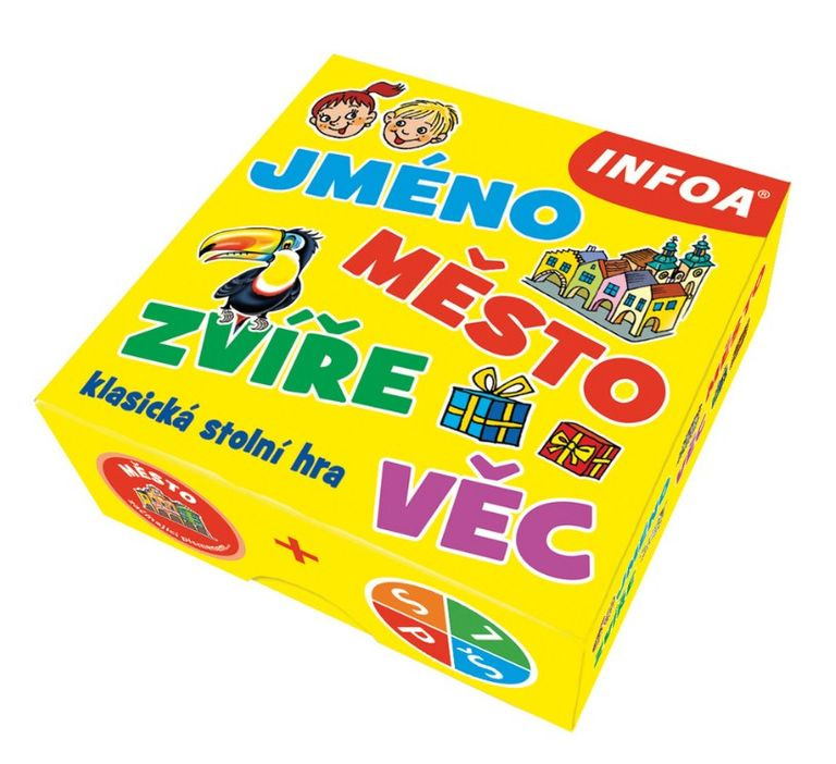 Jméno, město, zvíře, věc