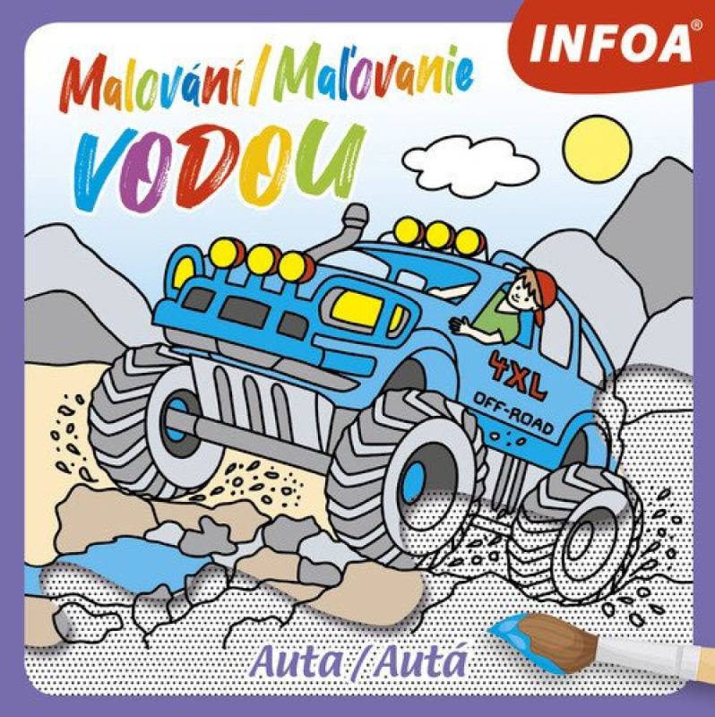 Malování / Maľovanie vodou – Auta