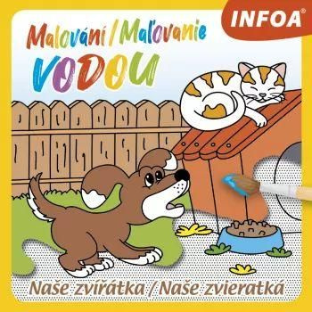 Malování / Maľovanie vodou – Naše zvířátka