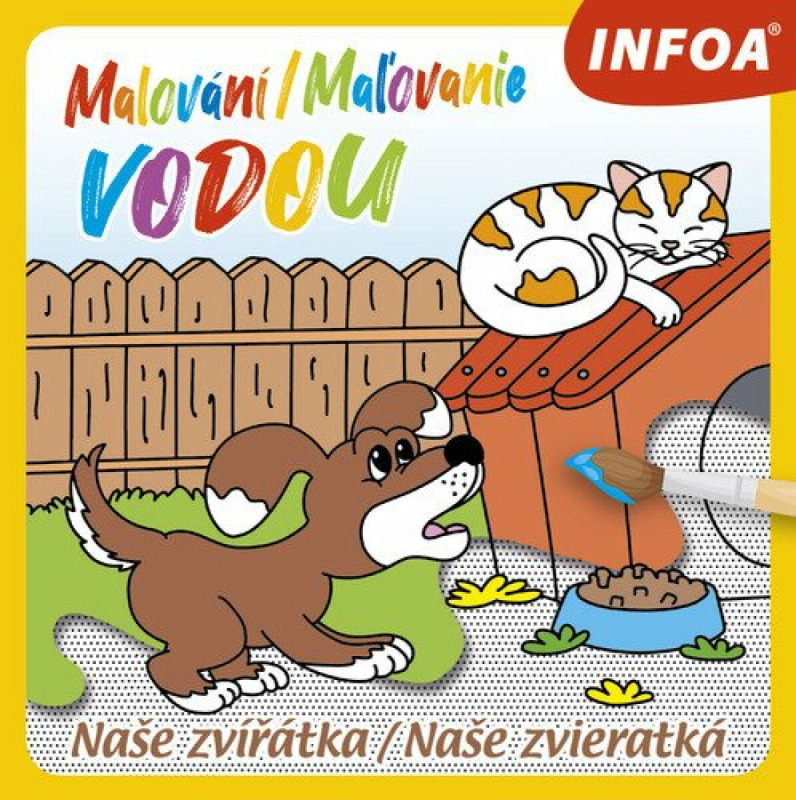 Malování / Maľovanie vodou – Naše zvířátka