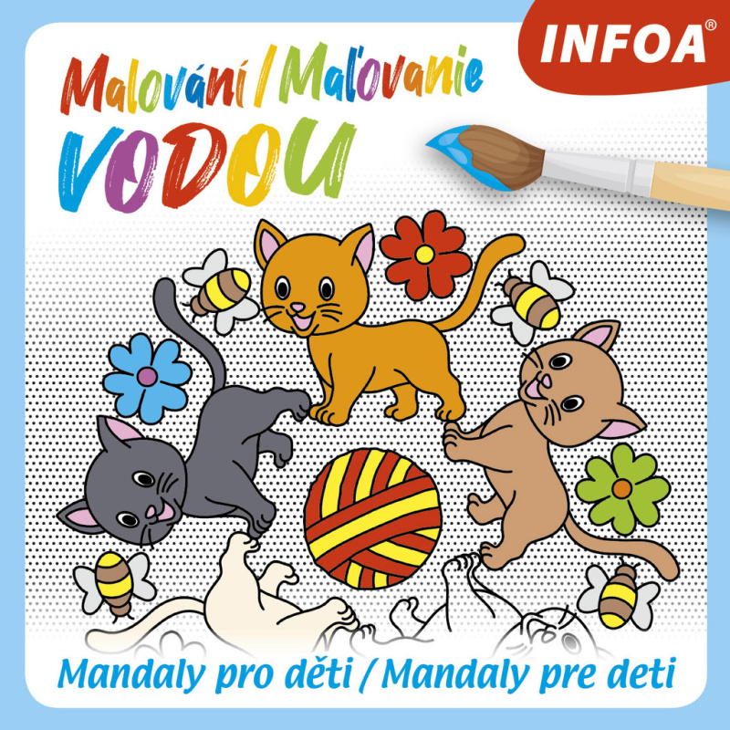Malování / Maľovanie vodou – Mandaly pro děti