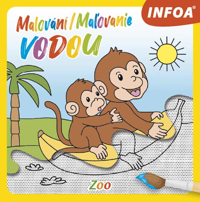 Malování/Maľovanie vodou - ZOO - kniha z kategorie Omalovánky