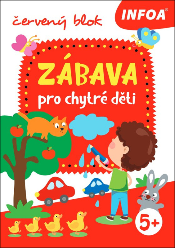 Zábava pro chytré děti (červený blok) - kniha z kategorie Hlavolamy