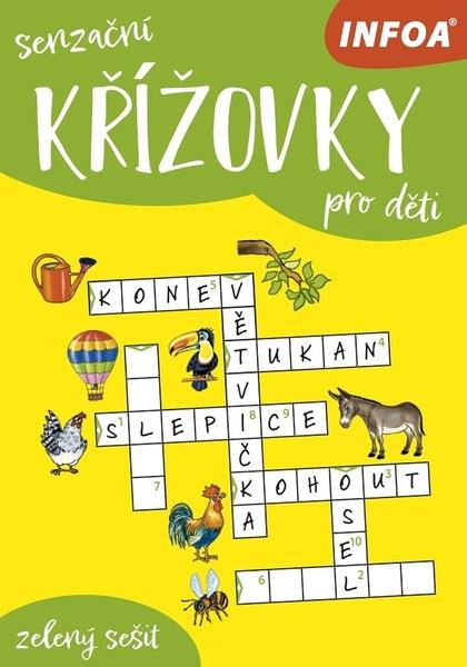 Senzační křížovky pro děti - zelený sešit