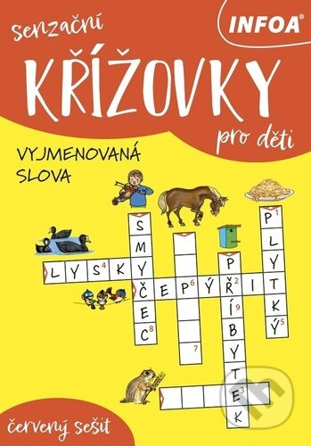 Senzační křížovky pro děti - červený sešit - vyjmenovaná slova