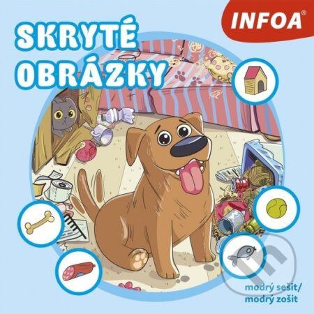 Skryté obrázky - modrý sešit