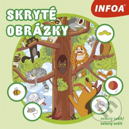 Skryté obrázky - zelený sešit