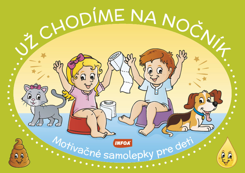 Už chodíme na nočník (Motivačné samolepky pre deti) - kniha z kategorie Naučné knihy