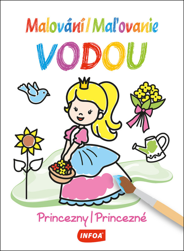 Malování vodou - Princezny