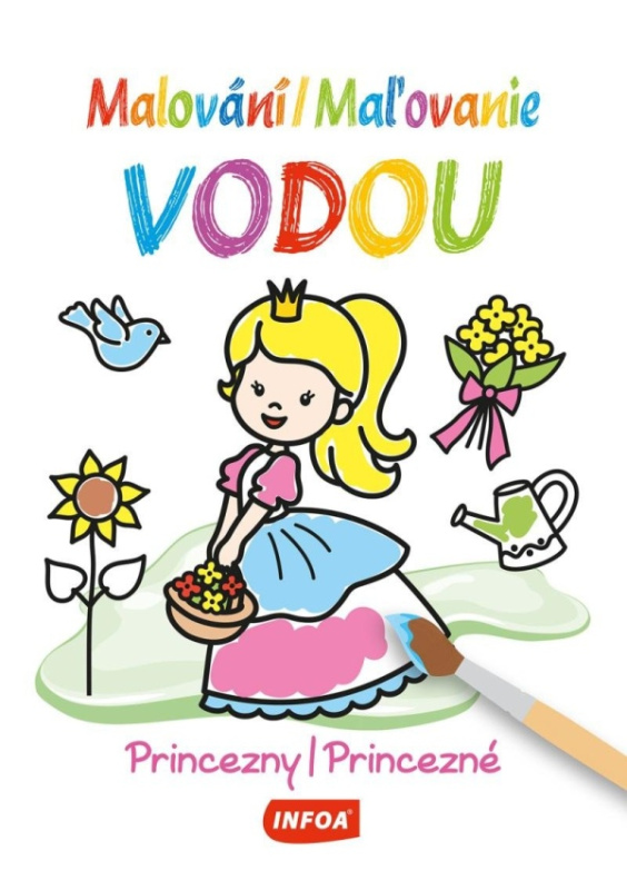 Malování vodou - Princezny