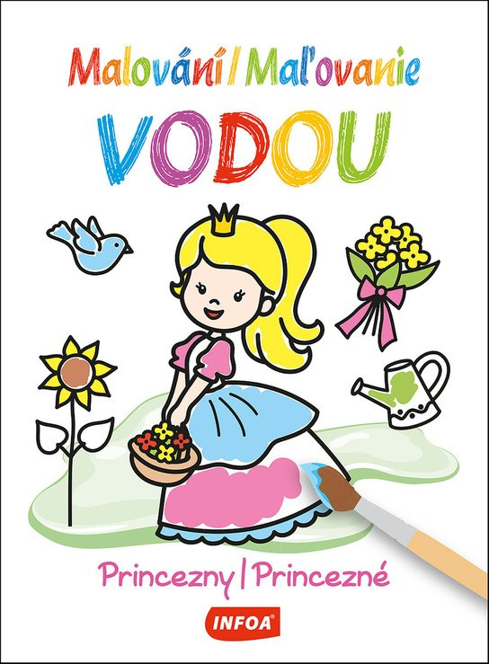 Malování vodou - Princezny