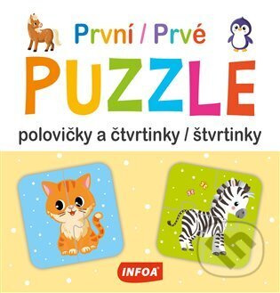 První PUZZLE - polovičky a čtvrtinky - kniha z kategorie Puzzle