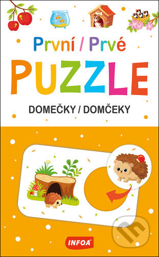 První/Prvé PUZZLE (domečky/domčeky) - kniha z kategorie Společenské hry