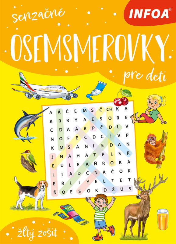 Senzačné osemsmerovky pre deti (žľtý zošit) - kniha z kategorie Křížovky
