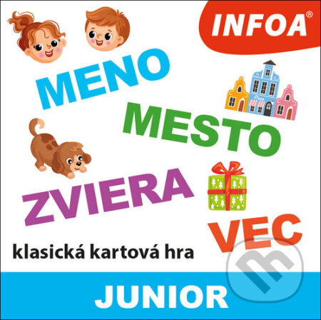 Meno, mesto, zviera, vec Junior (klasická kartová hra) - hra z kategorie Karty, pexeso