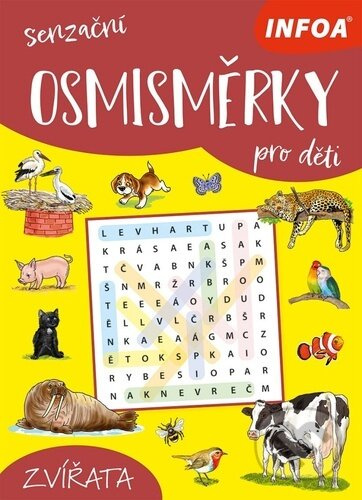 Senzační osmisměrky pro děti Zvířata - kniha z kategorie Hlavolamy, doplňovačky, úkoly