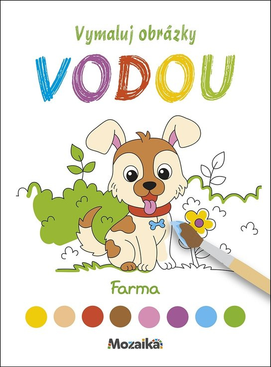 Vymaluj obrázky vodou Farma
