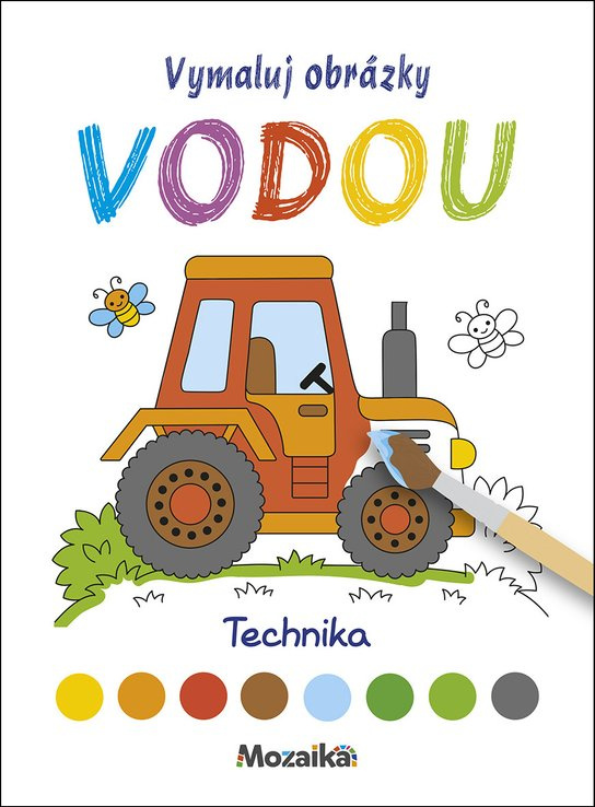 Vymaluj obrázky vodou Technika
