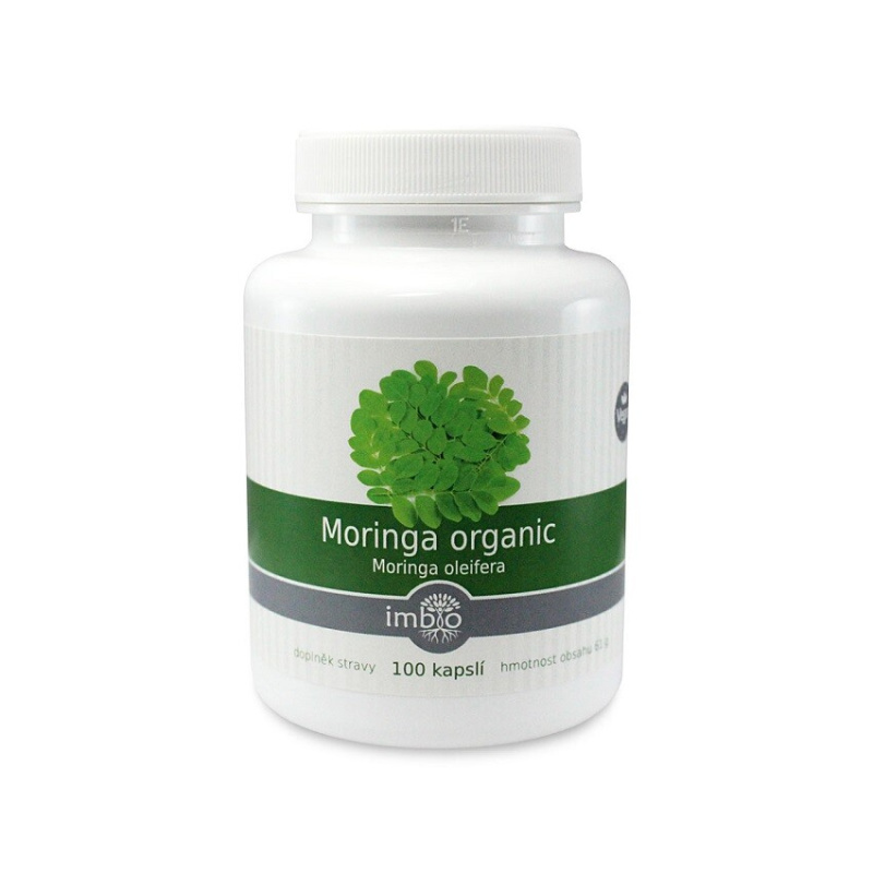 Imbio Moringa organic 100 kapslí