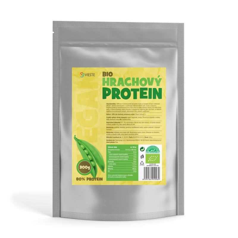 VIESTE Hrachový protein BIO 300 g
