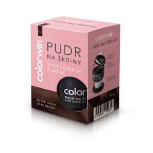 COLORWIN Pudr na šediny tmavě hnědý 3,2 g