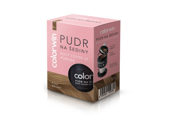 Colorwin Pudr pudr na vlasy pro objem a zakrytí šedin odstín Walnut 3,2 g