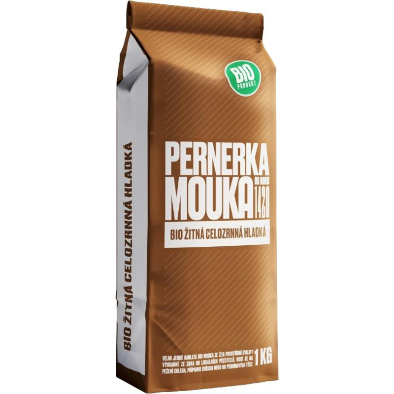 Pernerka BIO Žitná celozrnná hladká mouka