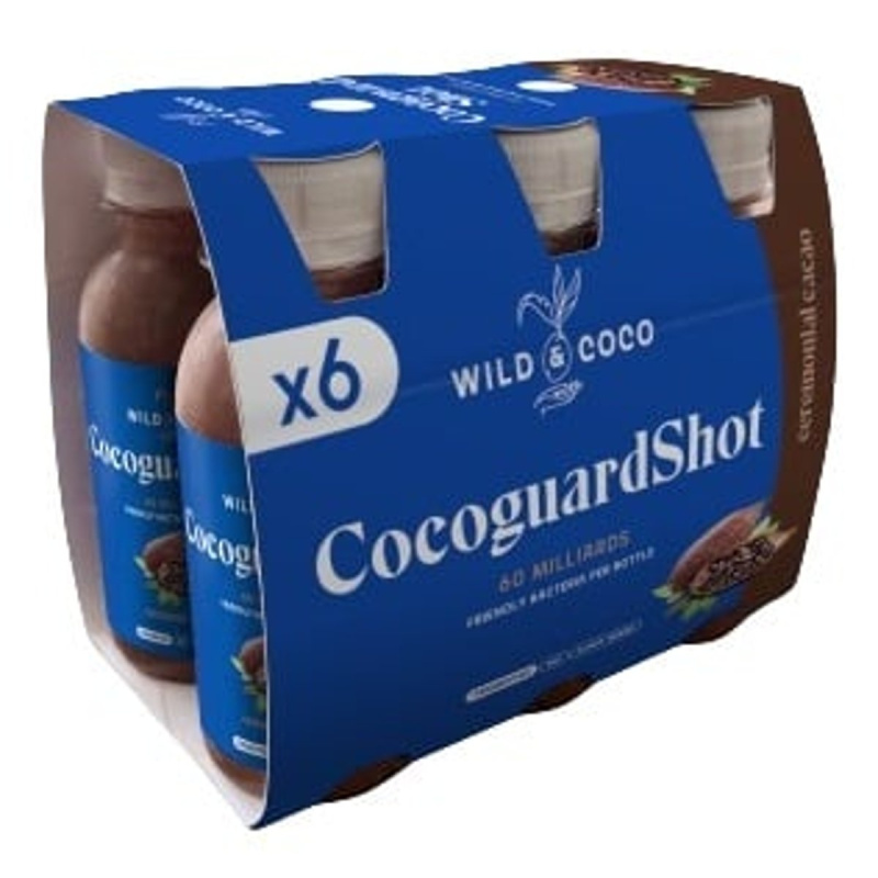 Wild & Coco BIO Cocoguard shot Ceremonial kakao (6×120 ml)