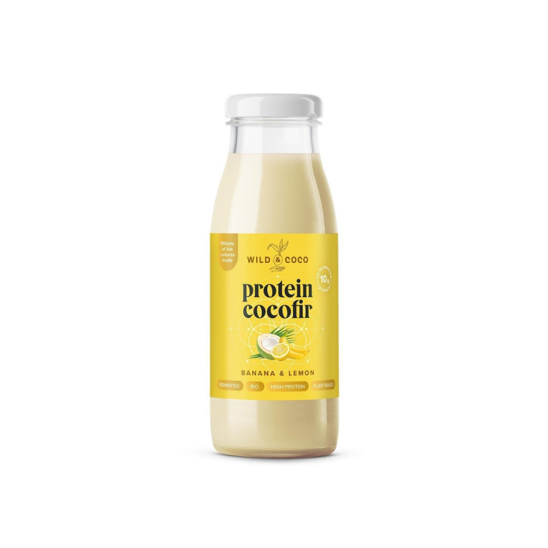 Wild & Coco BIO Protein Cocofir Banana Lemon