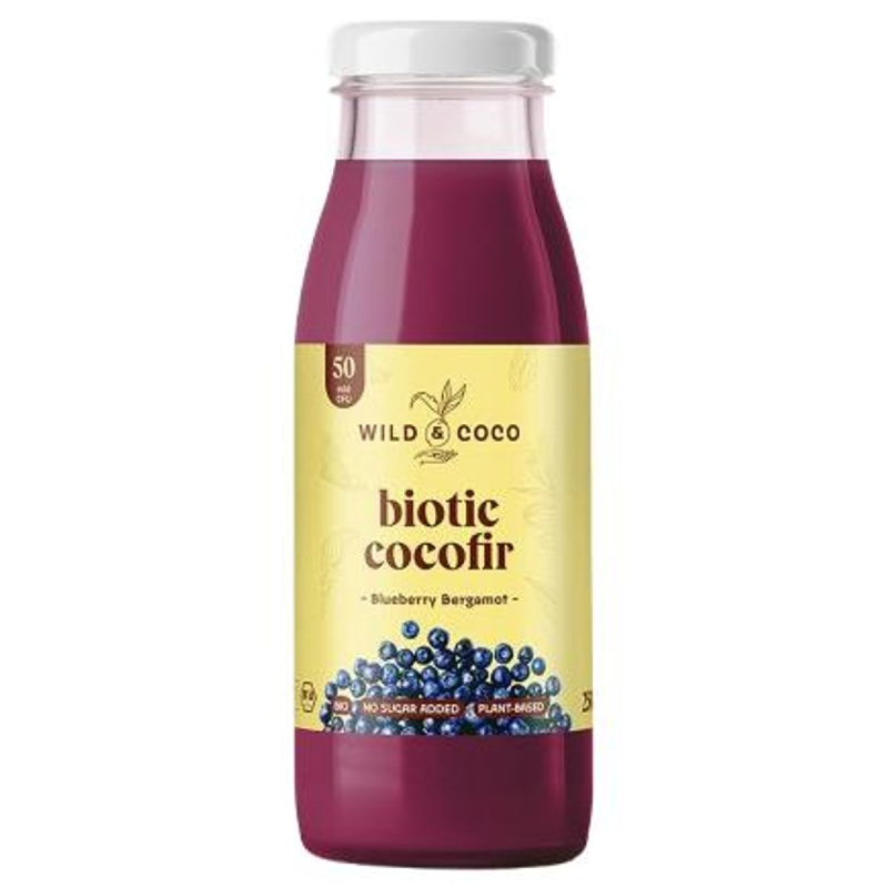 Wild & Coco BIO Biotic cocofir Borůvka a Bergamot